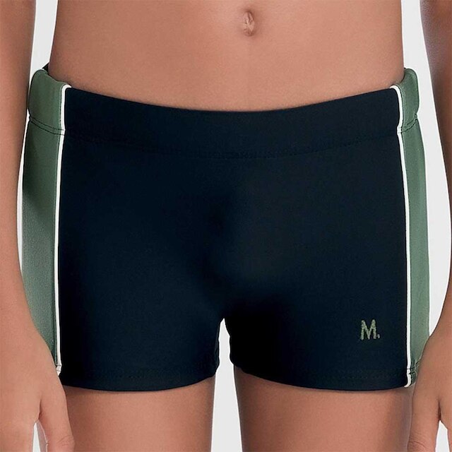 Sunga Boxer Lisa Infantil Com Recorte